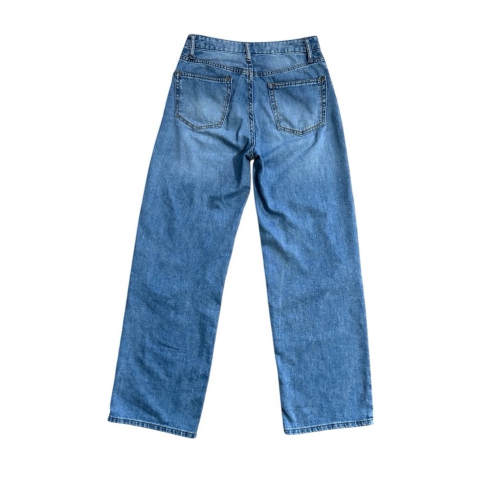 Oat New York Cloud Luxe denim wide leg jeans - Picture 3 of 6